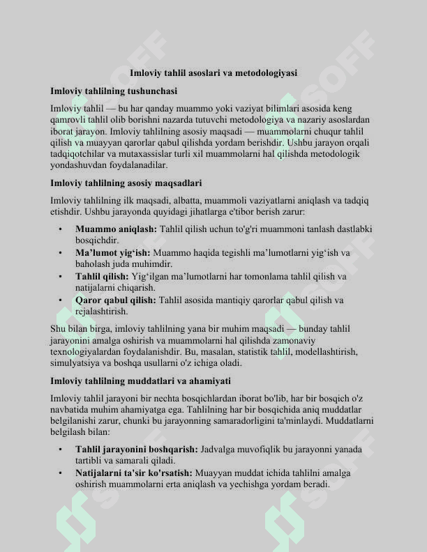 Imloviy jihatdan tahlil ko'rinishidagi yozma ishlarni bajarish 2