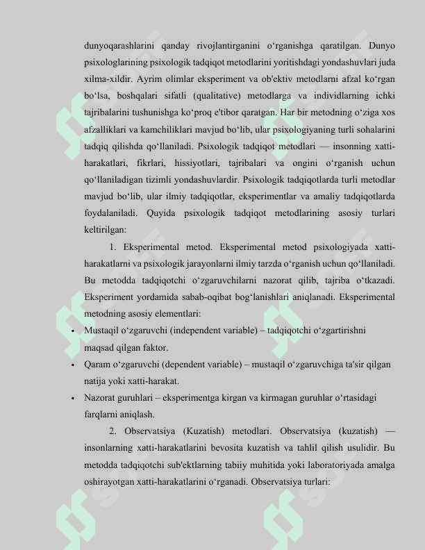 Intervyu turlari. Tadqiqotning sifat metodlari 7