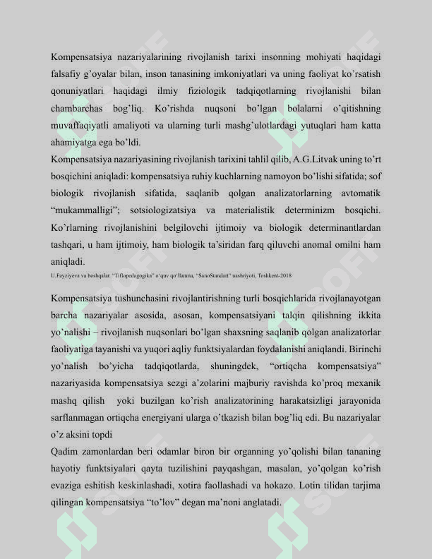 Koʻrishida nuqsoni boʻlgan bolalarda kompensator jarayonlarni shakllantirish 5