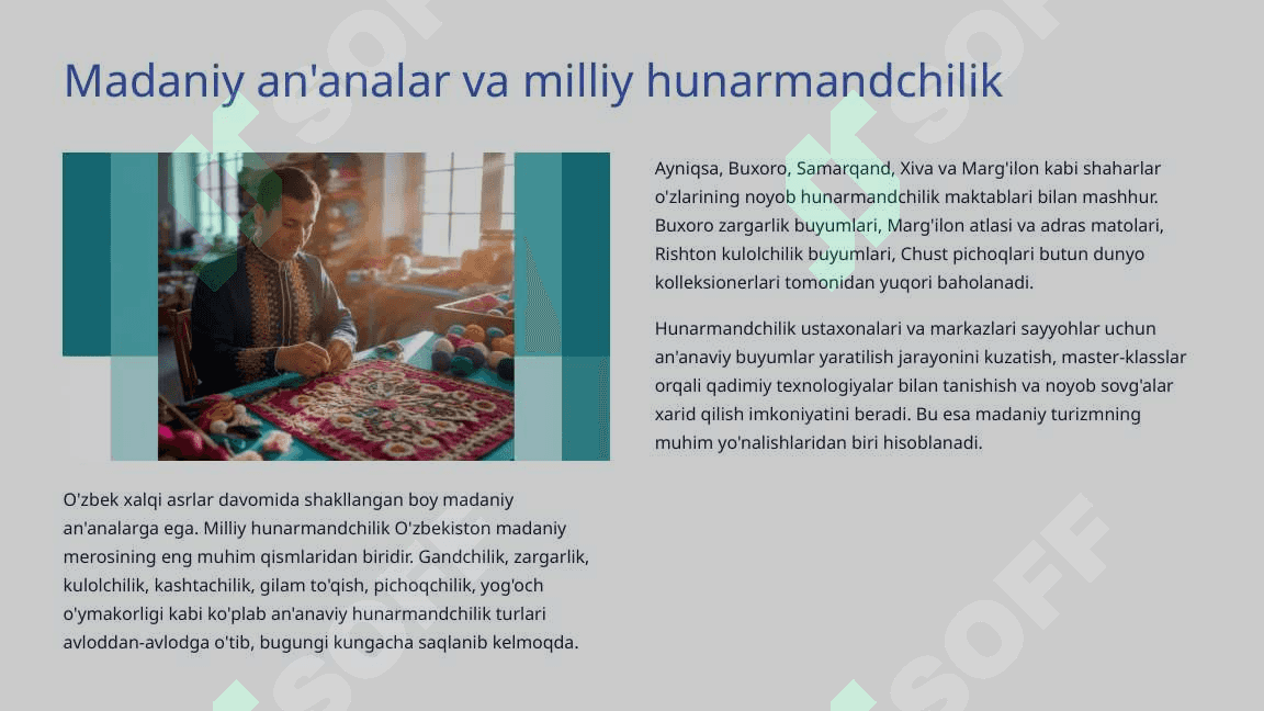O'zbekistonning madaniy merosi va sayyohlik salohiyati 4