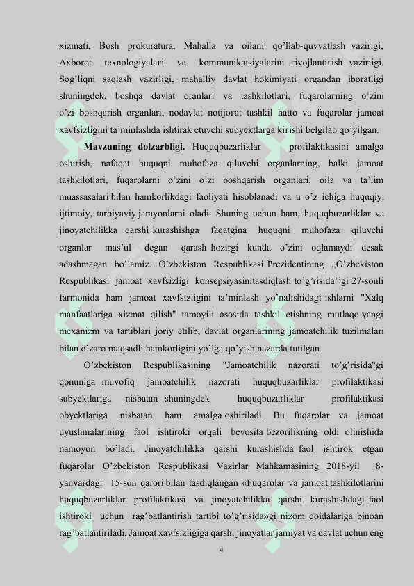 Jamoat xavfsizligiga qarshi jinoyatlar 4