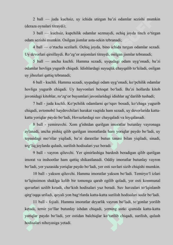 ZILZILA VA UNDA HARAKATLANISH QOIDALARI 4