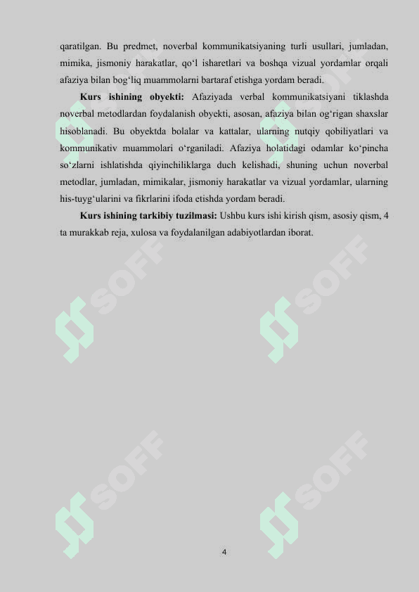 Afaziyada korreksion-tarbiyaviy yoʻnalishlarning asosiy yoʻnalishlari 4