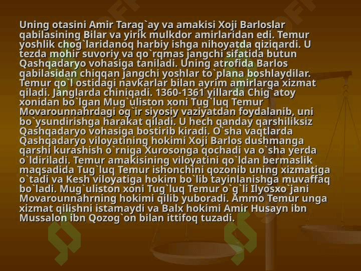 AMIR TEMUR  FAXRIMIZ 4