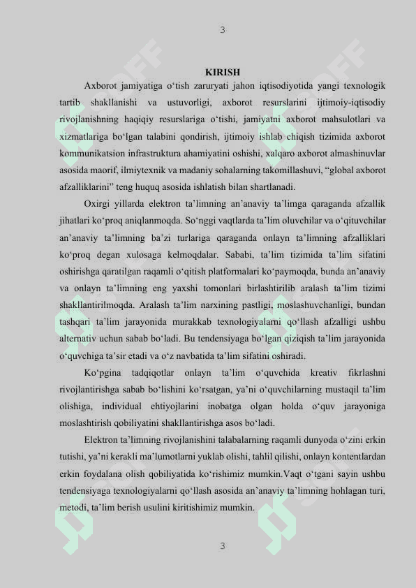 INFORMATIKA FANINI O’QITISHDA ELEKTRON TA’LIMNING O’RNI VA AHAMIYATI 3