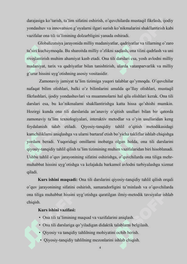 Ona tili darslarini qiyosiy tanqidiy tahlili 4
