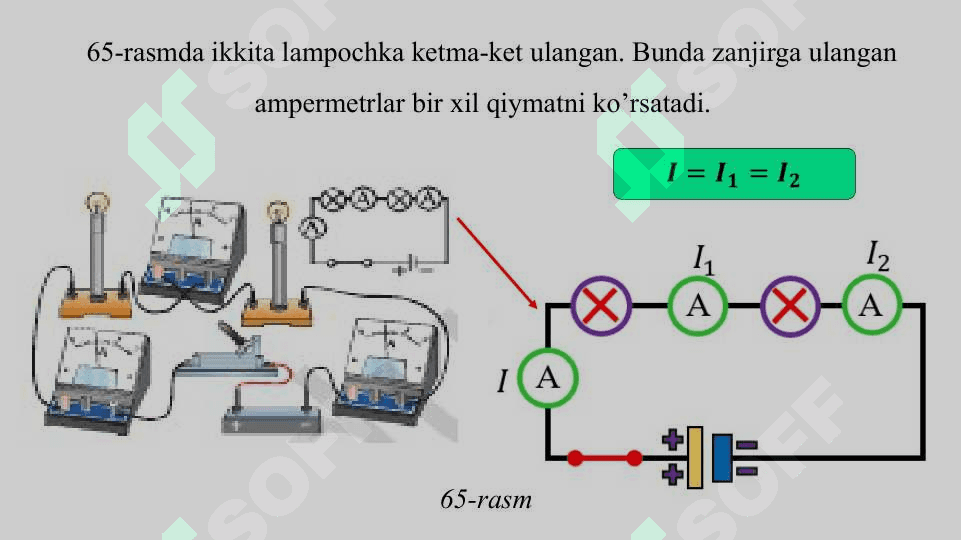 8-sinf fizika .Iste’molchilarni ketma-ket ulash 8
