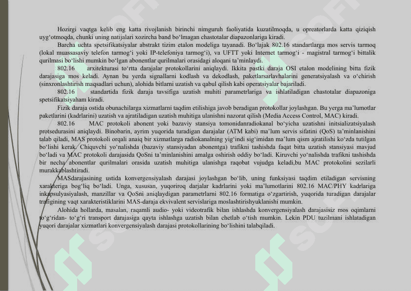 IEEE 802.16 standarti arxitekturasi. 2