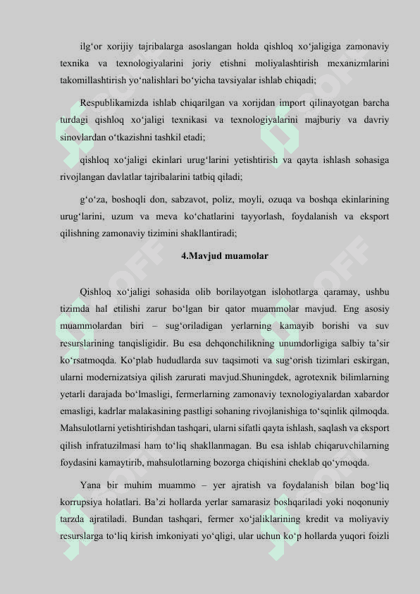 QISHLOQ XO’JALIGI VAZIRLIGI 6