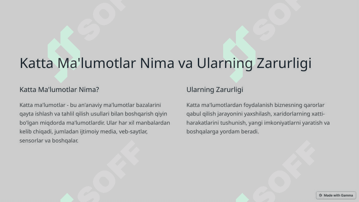 Katta Ma'lumotlar Vizualizatsiyasi: Tableau vs Power BI 2
