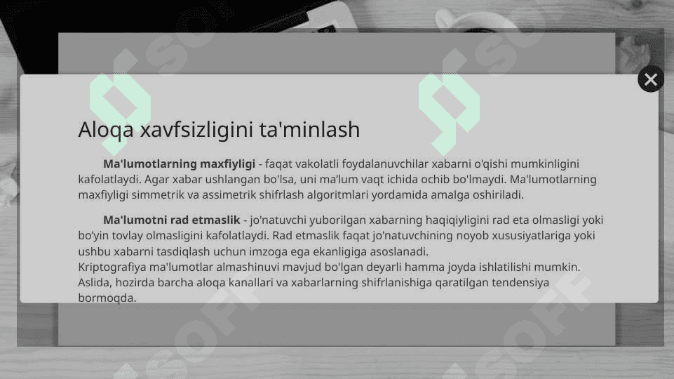 Axborotlarni kriptografik himoyalash. Xeshlash va steganografiya 4