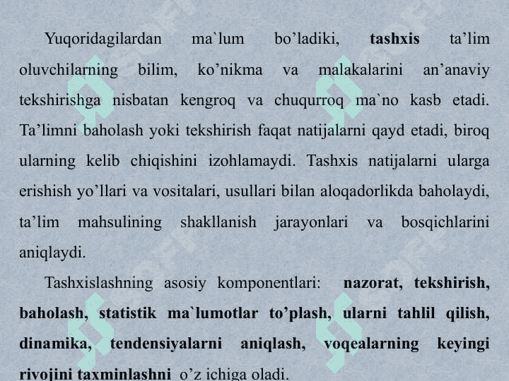 Boshlang‘ich ta’limda o‘quvchilarning bilim, ko‘nikma va malakalarini tashxis etish 4