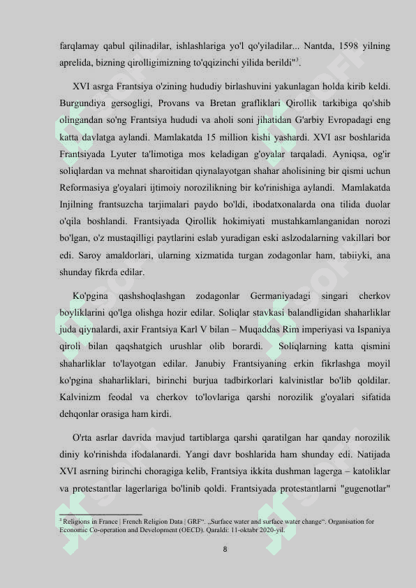 XVI-XVIII ASRLARDA FRANSIYA 8