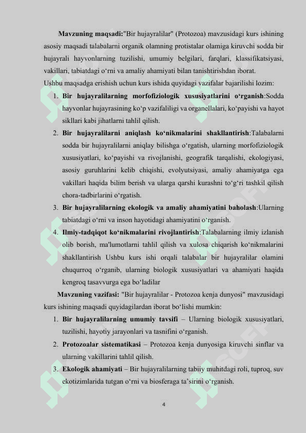 Bir hujayralilar - protozoa kenja dunyosi 4