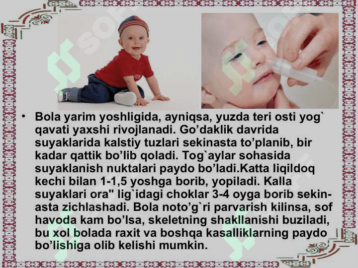 Go'daklik davrining psixologik xususiyatlari 6