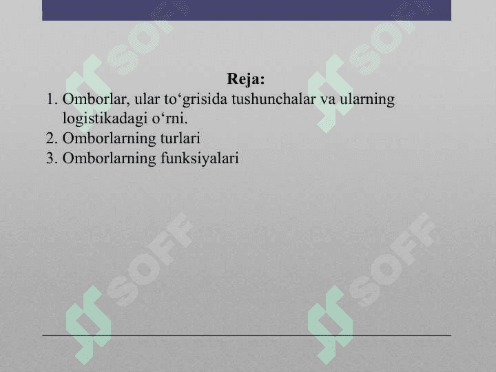 logistikada ombor turlari 2