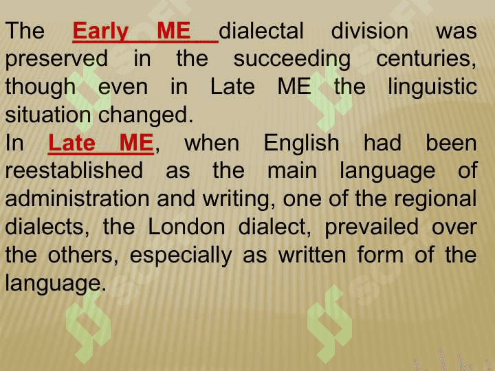 Middle English 7