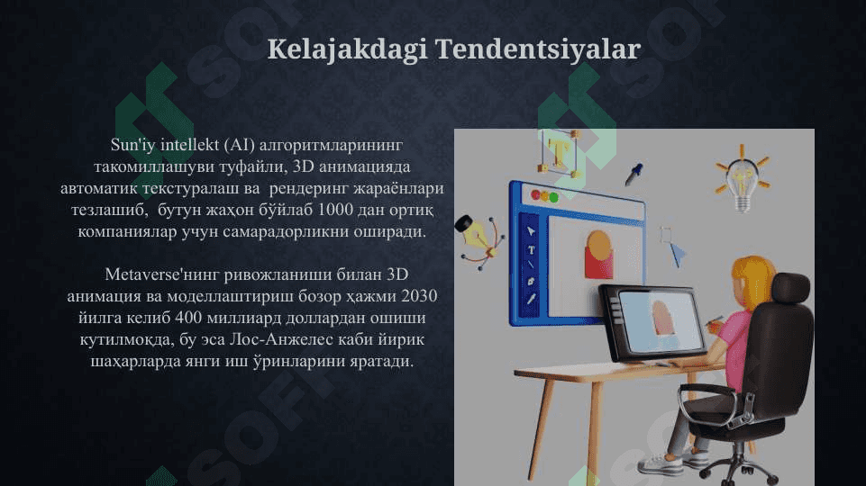 3D modellash va animatsiya. 8