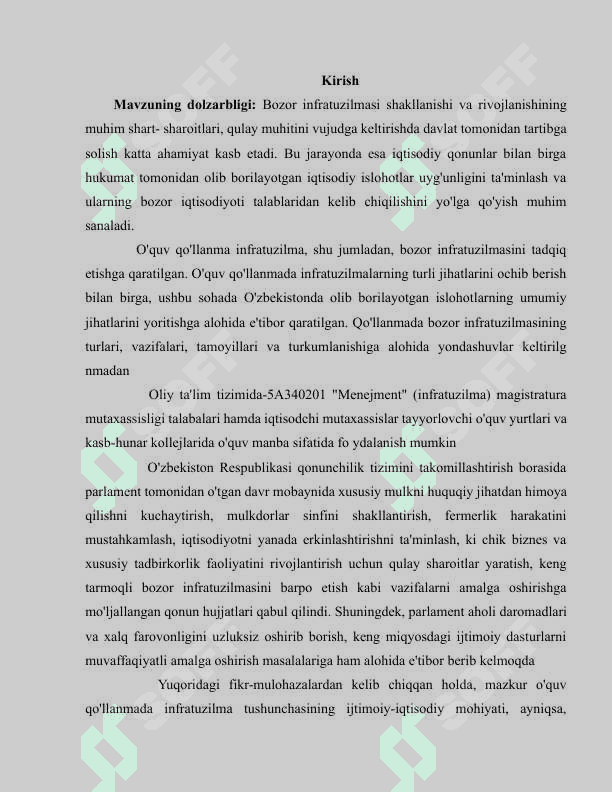 Birja-bozor infrastrukturasining asosiy bo’g’ini sifatida 3