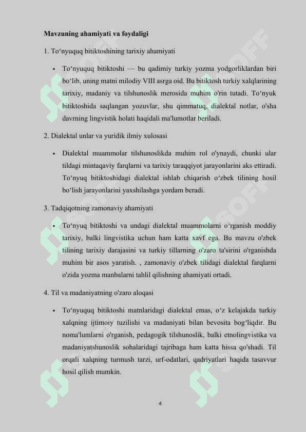 Toʻnyuquq bitiktoshi matnlarida dialektal unsurlar va ularning taraqqiyoti 4