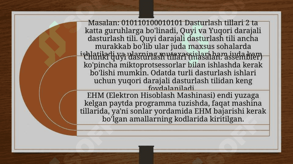 Zamonaviy dasturlash tillari tahlili. 4