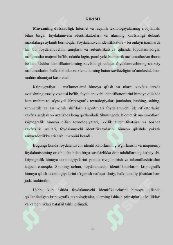 FOYDALANUVCHI IDENTIFIKATORLARINI KRIPTOGRAFIK HIMOYA QILISH TEXNOLOGIYALARI 3