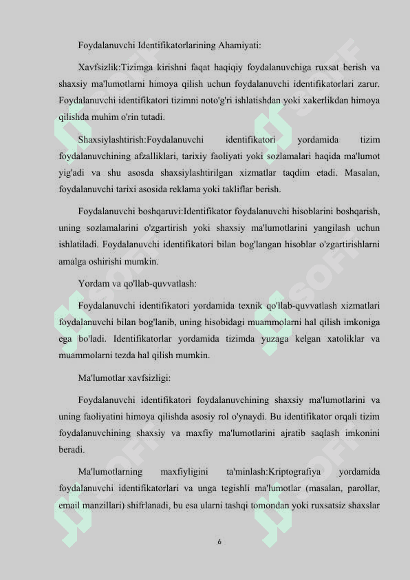 FOYDALANUVCHI IDENTIFIKATORLARINI KRIPTOGRAFIK HIMOYA QILISH TEXNOLOGIYALARI 6