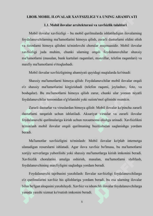 MOBIL ILOVALARDA KRIPTOGRAFIYA VA AXBOROT XAVFSIZLIGI 5