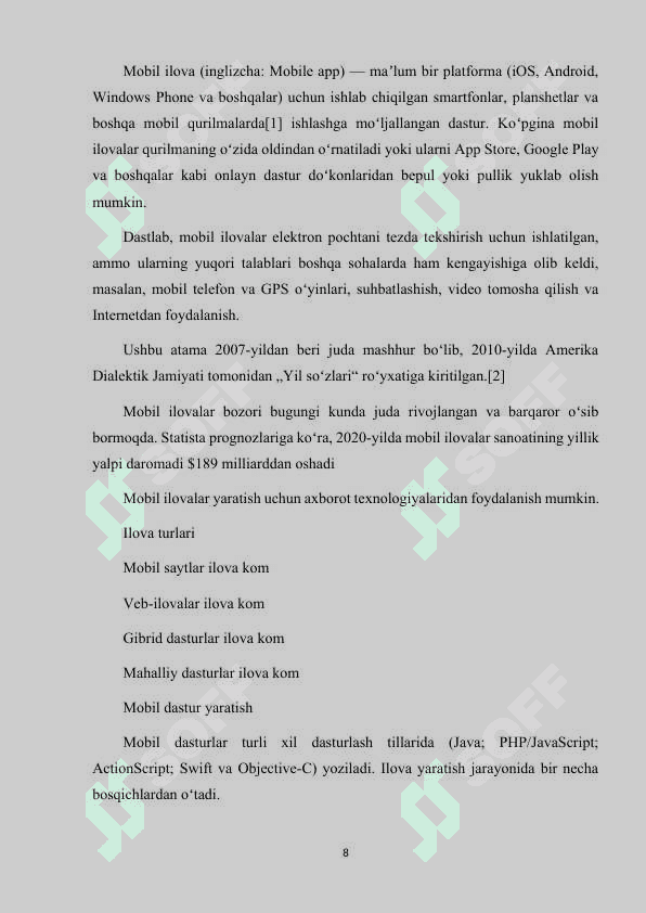 MOBIL ILOVALARDA KRIPTOGRAFIYA VA AXBOROT XAVFSIZLIGI 8