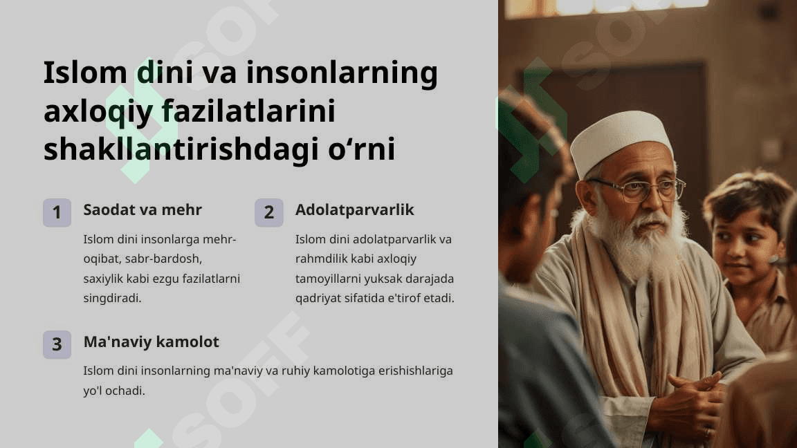 Islom dinining islom sivilizatsiyasidagi ijtimoiy oʻrni 4