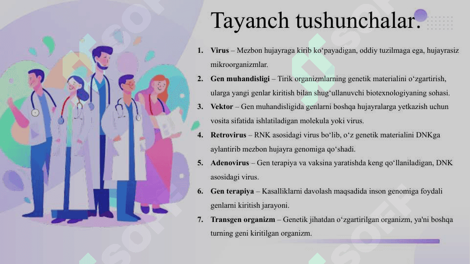 Viruslarning gen muxandisligida qo'llanilishi 4