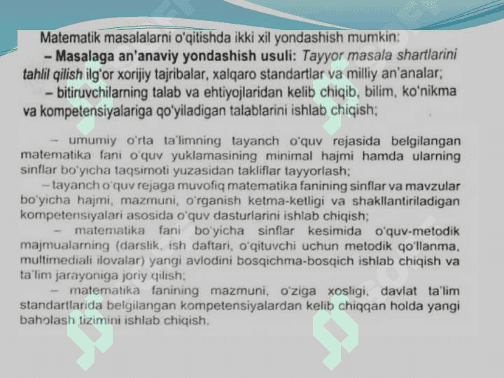 Boshlang‘ich sinflarda matematika fanidan sinfdan va maktandan tashqari ishlar tashkil etish metodikasi 3