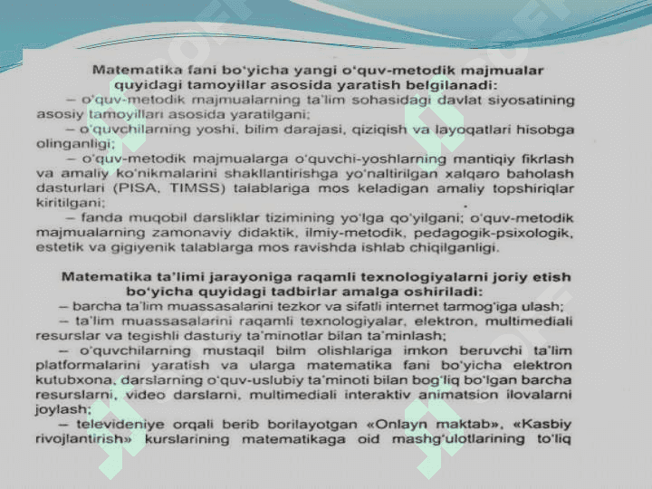 Boshlang‘ich sinflarda matematika fanidan sinfdan va maktandan tashqari ishlar tashkil etish metodikasi 4