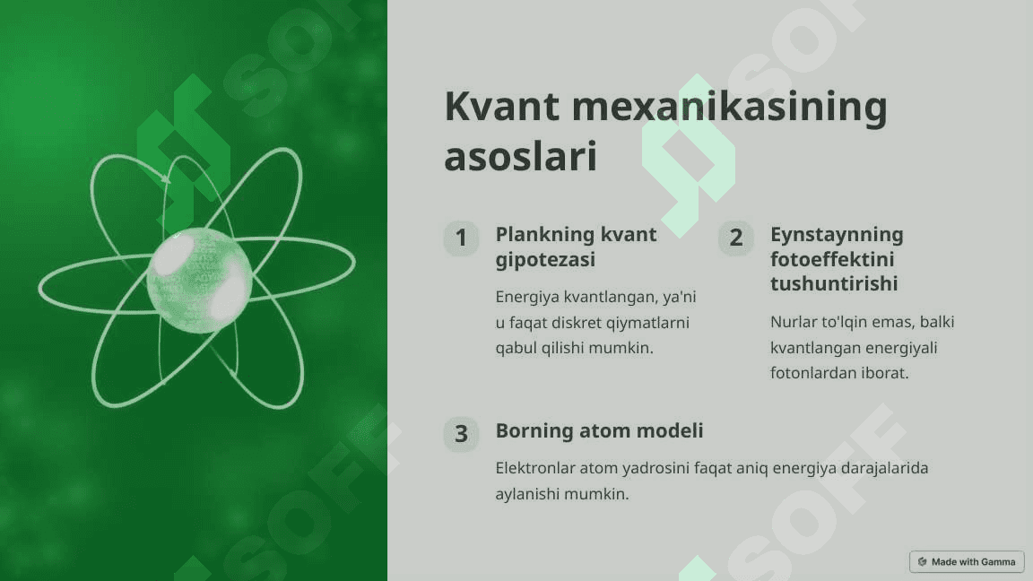 Kvant mexanikasi 3