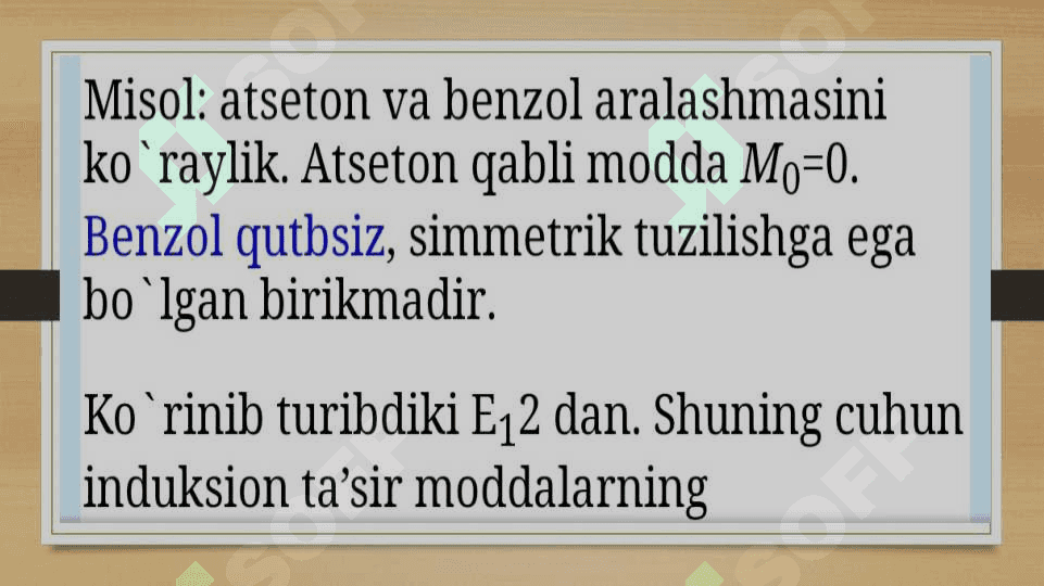 Molekulalar aro ta’sir va ularning turlari 8