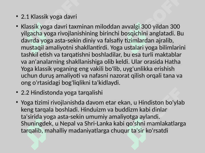 Yoga usuli kelib chiqishi va rivojlanishi 4