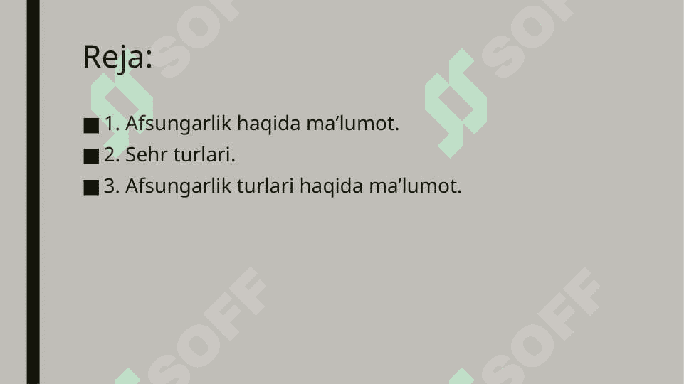 Afsungarlik faoliyati va ularning turlari 2