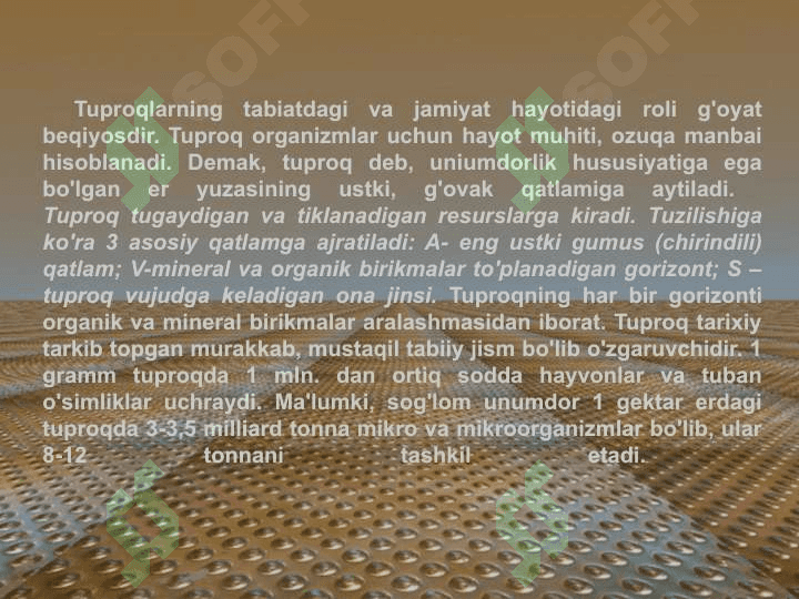 Tuproq kislotaligi va ishqoriyligi 4