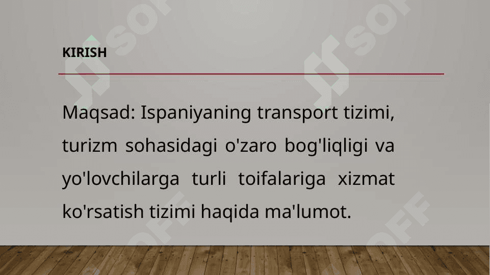 Ispaniyada transport va turizm tizimi 2