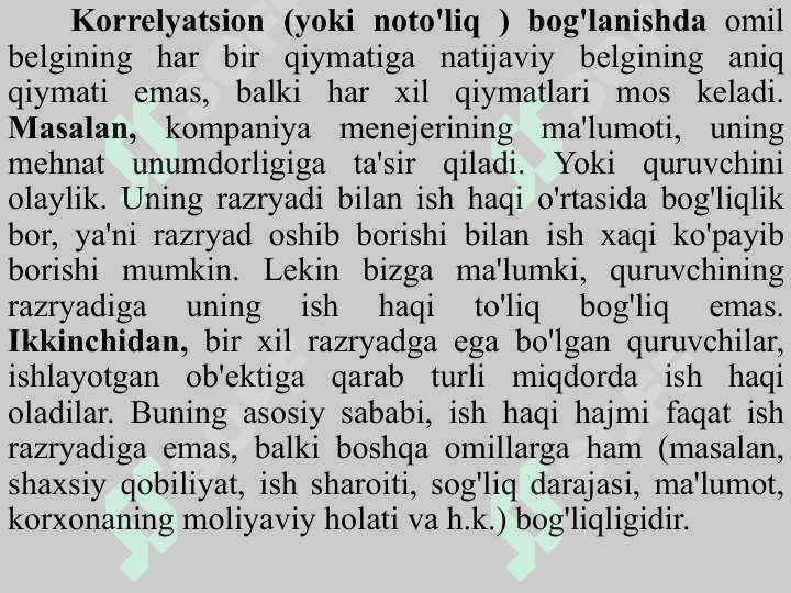 Korrelyatsion va regression tahlil 7