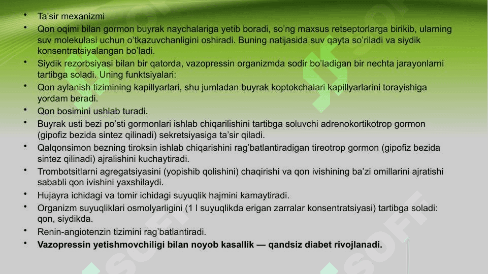 QANDSIZ DIABET KASALLIGI HAQIDA UMUMIY MA’LUMOT. TASNIFI ,ETIOLOGIYASI, PATOGENEZI ,DAVOLASH 4