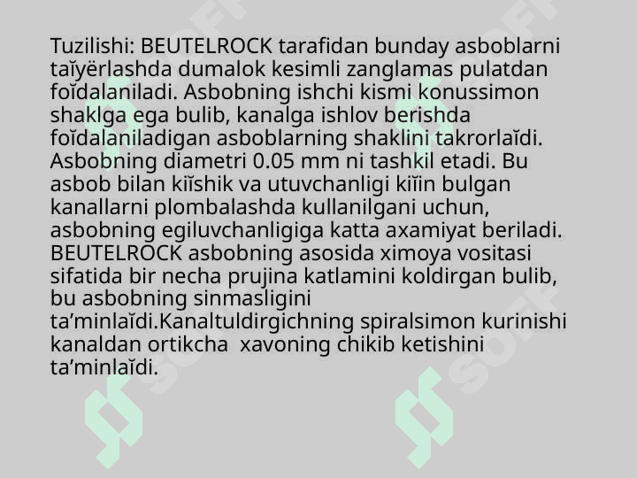 Ildiz kanalini plombalashda qoʻllaniluvchi asboblar 3
