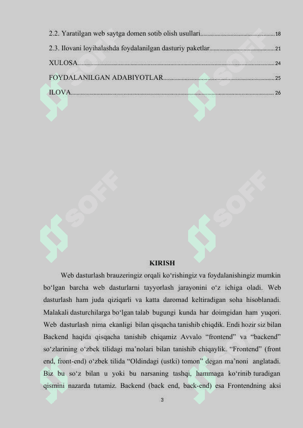 Machine Learning fanidan test va amaliy topshiriqlar jamlangan web sayt ishlab chiqish 3
