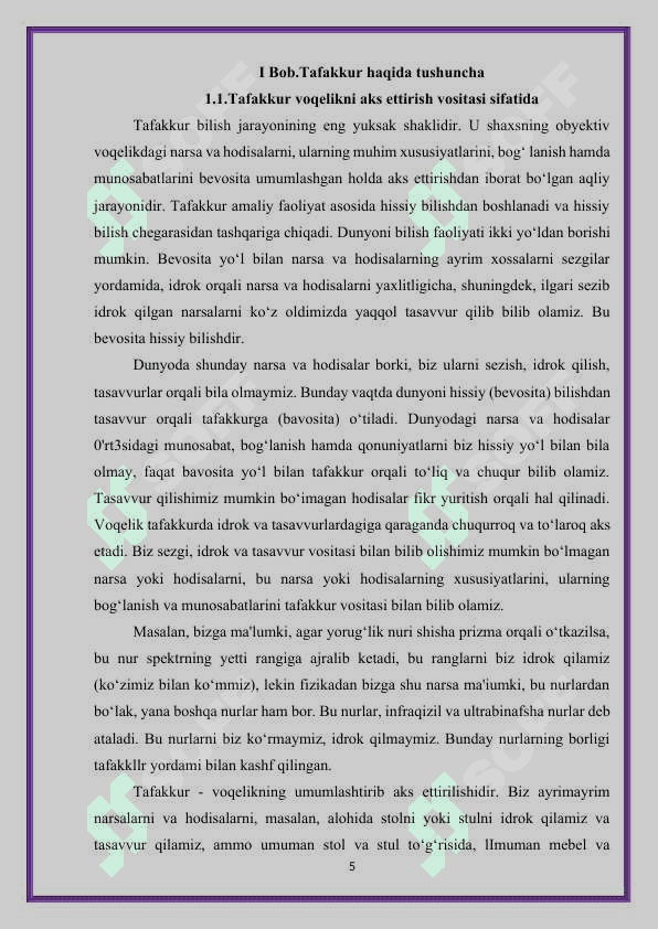 « TAFAKKUR VA XAYOL»  35.docx 5