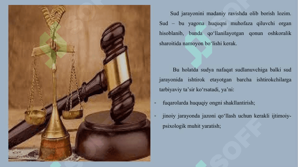 Sudya davlat prokurori va advokatning kasbiy psixologik xususiyatlari 30.pptx 4