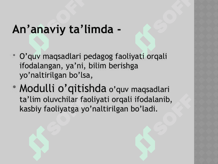 Modulli o'qitish 5
