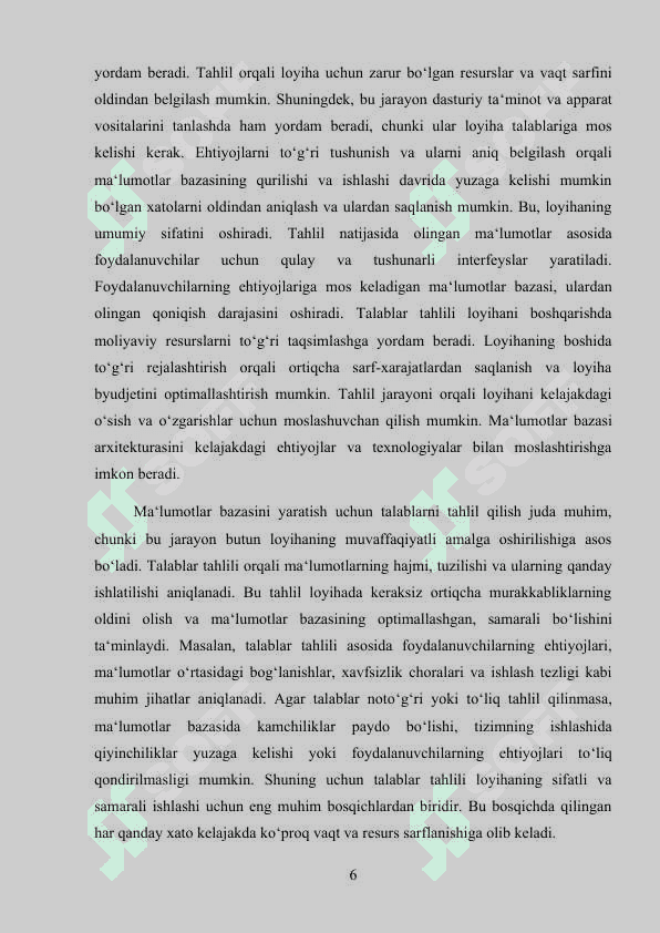 Ayollar oyoq kiyimlari do‘konining ma‘lumotlar bazasini ishlab chiqish 6