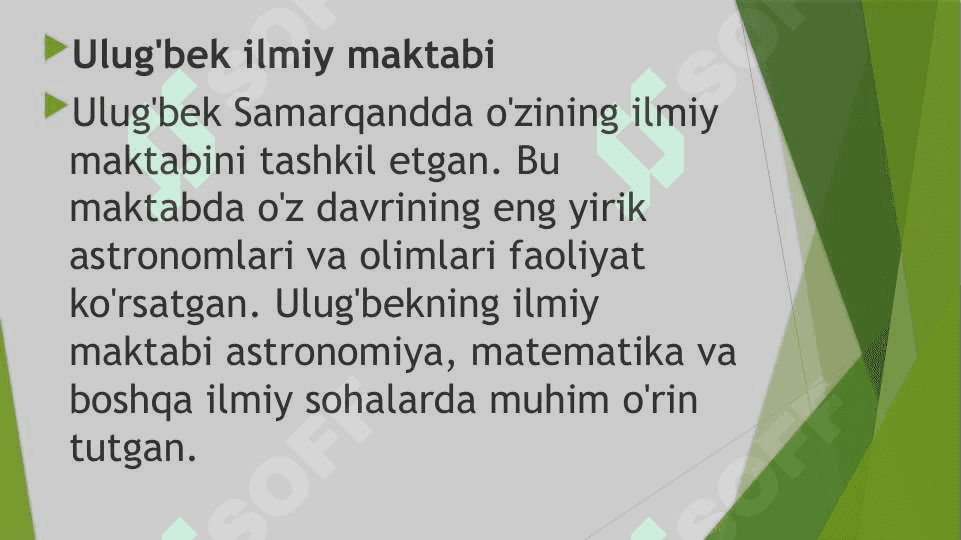 Ulug'bek ilmiy maktabi 5