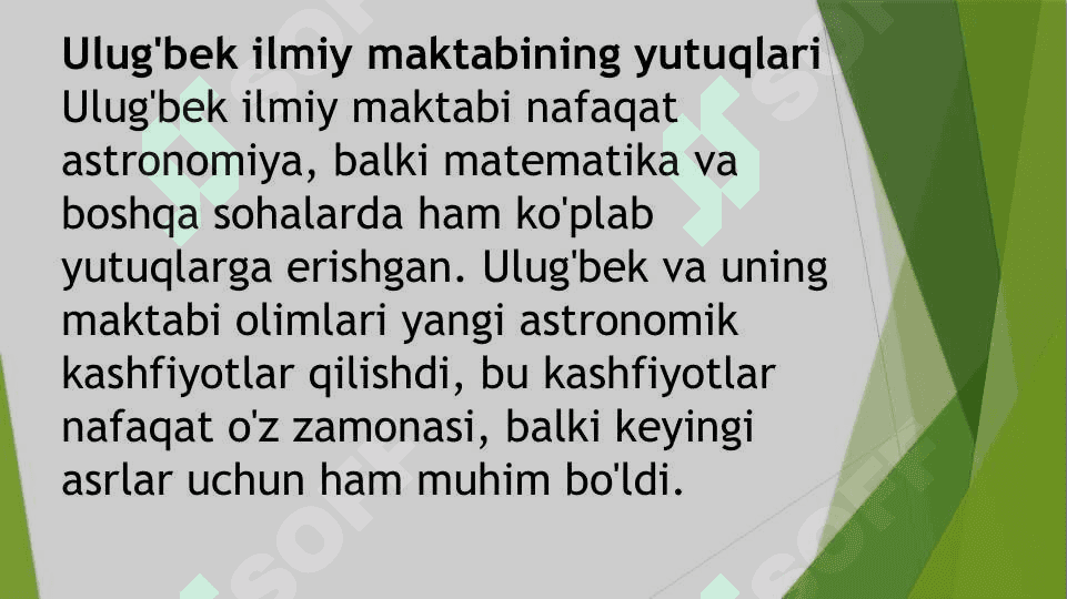 Ulug'bek ilmiy maktabi 8