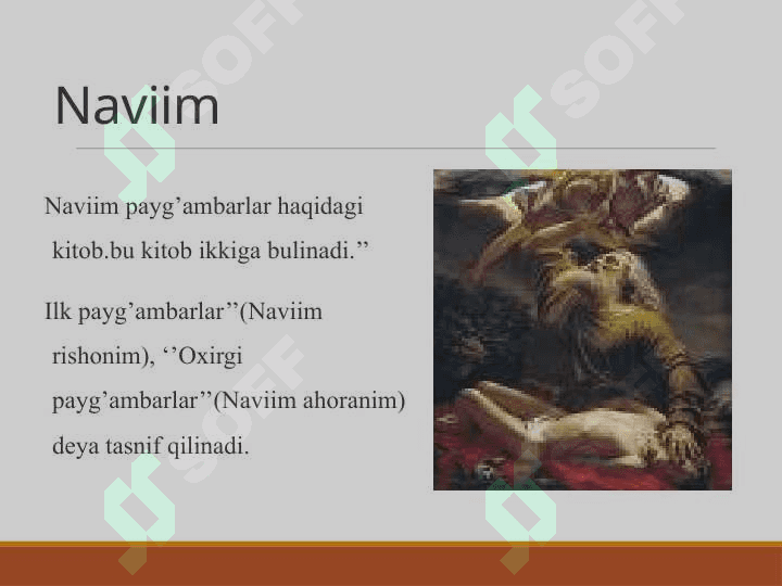 Yahudiylik ta'limoti, an'ana va marosimlari. 8